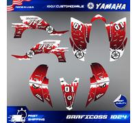 Kit grafica Yamaha YFZ 450 2003 2004 2005 2006 2007 2008 kit adesivi...