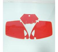 Kit grafiche Adesivo sticker 3 pezzi rosso Ace per Moto KTM 125 SX Nuovo