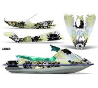 Kit Grafico Adesivo Per Sea-Doo Bombardier GTS 1992-1997 LUNA YEL