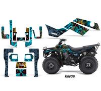 Kit Grafico ATV Adesivo Per Kawasaki Bayou 250 03-12 Kings