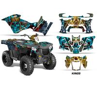 Kit Grafico Decal Per POLARIS SPORTSMAN 325ETX/450/570 14-17 Kings