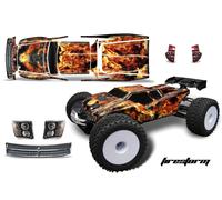 Kit Grafico RC Adesivo Per JConcepts Punisher RC8T Illuzion FIRESTRM