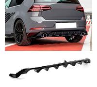 Kit grembiule diffusore paraurti posteriore MK7.5 TCR nero lucido 4 pinne stile adatto per MK7.5 Standard/GTD/R Facelift 2017-2020
