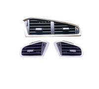 Kit griglia sinistra e destra Per Citroen DS4 C4L bocchetta dell'aria centrale, bocchetta dell'aria sinistra e destra, gruppo pale della ventola Bocchette aria auto(3PC)