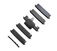 Kit griglia sinistra e destra Per Mercedes Per Benz W166 W292 ML350 GL450 ML GLE Griglia di uscita dell'aria condizionata posteriore dell'auto Clip scorrevole Bocchette aria auto(Posteriore sinistro)