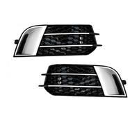 Kit Griglie Nere E Cromate A Nido D'Ape Paraurti Anteriore Per Audi A1/Rs1 2013-