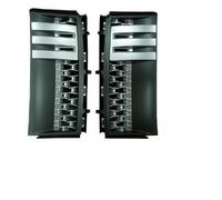 Kit griglie parafango anteriore per range rover 2010 - grigia silver cromate