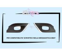 KIT GRIGLIE PARAURTI ANTERIORE C/FEND.+PROF.CROM. PER RENAULT CLIO 2016-2019