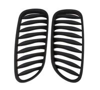 Kit Griglie Paraurti Anteriore Per BMW Per Z4 Per E85 2003-2008 Per Roadster Per E86 Coupe Auto Paraurti Anteriore Rene Griglia Griglie Radiatore Sportive(Matte Black)
