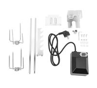 Kit grill di girarrumi ndnczdhc, a 2,5 giri di barbecue rotanti automatiche, girarposto della griglia universale massimo da 15 kg con motore 4W
