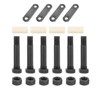 Kit grillo per rimorchio tandem, kit grillo per sospensione assale per rimorchio per carichi pesanti, adatto per assali con molla a doppio occhio da 3.500 libbre a 7.200 libbre,