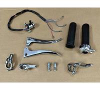 Kit Gruppo Leva Cambio Interruttore Vintage Completo Per Royal Enfield