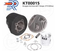 KIT GRUPPO TERMICO CILINDRO PISTONE PER VESPA PRIMAVERA ET3 125 Ø57 130 KT00015