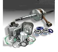 KIT GRUPPO TERMICO CILINDRO RACING ATHENA 47,6 70CC + ALBERO MOTORE SPALLE PIENE RACING ATHENA + CUSCINETTI MINARELLI VERTICALE BOOSTER SPIRIT BW'S 50