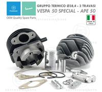 KIT GRUPPO TERMICO COMPLETO TIPO ORIGINALE Ø 38,4 VESPA 50 SPECIAL R N L