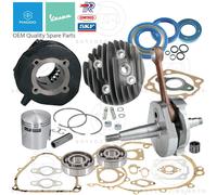 KIT GRUPPO TERMICO DR Ø47 75cc ALBERO MOTORE + CUSCINETTI + PARAOLI VESPA 50 L