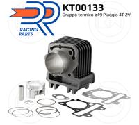 GRUPPO TERMICO DR RACING KIT MODIFICA MOTORE 80cc Ø49 SCOOTER PIAGGIO 50 4T