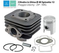 KIT GRUPPO TERMICO TIPO ORIGINALE 50cc Ø 40 PER GILERA TYPHOON X 50 2T