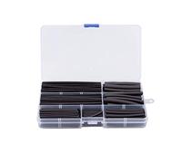 Kit guaina Termorestringenti, 560 pezzi Guaina Termorestringente Tubi, Rapporto 2: 1 Guaina Termorestringente 8 Misure, Kit Tubo Termorestringente per Isolamento Cavi
