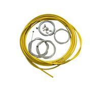 KIT GUAINE GIALLO GIALLE + CAVI + BUSSOLE PIAGGIO CIAO SI BRAVO BOXER GRILLO