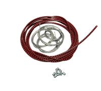 KIT GUAINE ROSSA NERA SCACCHI CAVI PIAGGIO CIAO SI BRAVO BOXER GRILLO BOSS