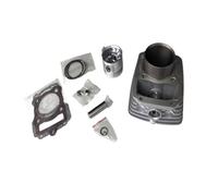 Kit guarnizione cilindro pistone 62 mm perno 15 mm compatibile con kit cilindro maggiorato motore moto CG150(CG150cylinder silver)