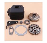 Kit guarnizione corona pignone tamburo frizione scarico 3 8" adatto for motoseghe a 51, 55, pezzi di ricambio