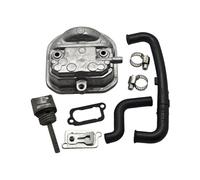 Kit guarnizione di uscita del tubo di sfiato dell'astina di livello dell'olio del coperchio della testata del cilindro adatto for strumenti di ricambio for motore tosaerba GX35 GX 35