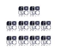 Kit guarnizione diaframma carburatore adatto for HS81T HS81R HS86T C1Q-S140 e C1Q-S140A RB-158 RB158