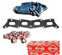 KIT guarnizione ELRING 344.720 + 9 Prigionieri e dadi collettore Abarth/Tjet