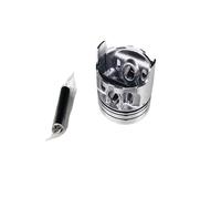 Kit guarnizione pistone 62 mm, perno 13 mm compatibile con motore CG150 150 cc, set di fasce elastiche for cilindro moto 162FMJ Euro2(Piston Pin 13 mm)