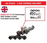 Kit guarnizione turbocompressore OPEL VIVARO B Bus (X82) 1.6 CDTI (06)...