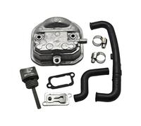 Kit guarnizione valvola di uscita tubo di sfiato astina di livello olio coperchio testata cilindro for H-nda GX35 GX 35 tosaerba motore pezzo di ricambio