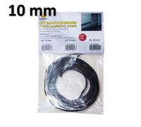Kit guarnizione vetro stufa pellet camino 10 x 3 mm 2,5 mt. nastro autoadesivo