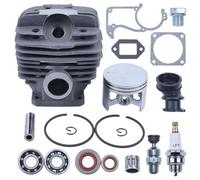Kit guarnizioni candela paraolio pistone cilindro da 48 mm compatibile con motosega 034 036 Ms360 Ms340 Ms 340 360