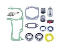 Kit guarnizioni complete for tubo flessibile del carburante, cuscinetto a gabbia dell'ago dell'albero motore, adatto for motosega 362 365 371 372 372XP