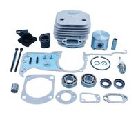 Kit guarnizioni cuscinetto manovella pistone cilindro da 48 mm per Jonsered | Per 630 625 pezzi di ricambio del distanziatore di aspirazione del bullone del carb paraolio della sega a catena