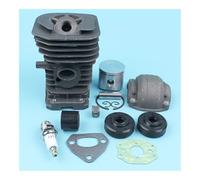 Kit guarnizioni for coppa dell'olio del motore del pistone del cilindro da 38 mm adatto for guarnizione del carburatore del collettore della motosega 136 137 141 142