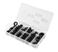 Kit guarnizioni occhiello occhiello in gomma da 180 pezzi, set di 8 diverse dimensioni, assortimento di guarnizioni rondelle guarnizioni elettriche ad metallico