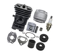 Kit guarnizioni olio for cilindro, pistone e coppa motore da 38 mm, adatto for motosega 136, 137, 141 e 142, collettore di aspirazione, marmitta, guarnizione del carburatore