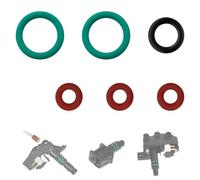 Kit Guarnizioni per De'Longhi Macchina Caffè - O-ring Compatibile con Lattissima Nespresso, Magnifica S e Dinamica Plus, Guarnizione in Silicone di Ricambio per Montalatte per Macchine da Caffè (6 PZ)