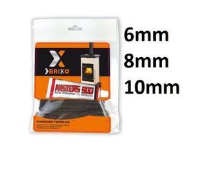 KIT GUARNIZIONI PER STUFE CAMINETTI FORNI COMPLETO DI SILICONE ALTA TEMPERATURA