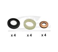 12x 3RG 84234 Kit guarnizioni Iniettore adatto per PEUGEOT 206 Schrägheck (2A/C)