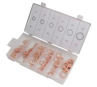 Kit guarnizioni rondella piatta in rame 110 pezzi con misure da M6 a per compiti