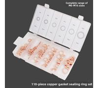 Kit guarnizioni rondella piatta in rame 110 pezzi con misure da M6 a per compiti