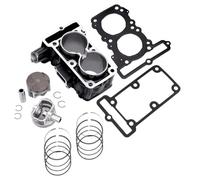 Kit guarnizioni testata blocco cilindri aria e fasce elastiche compatibile con EX250 KLE250 X 250 ER250 Z250