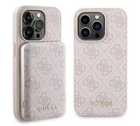 Kit Guess 4G Metal Logo per iPhone 15 Pro Max rosa - Nouvo