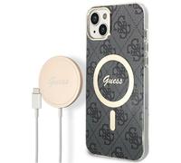 Kit Guess 4G Print MagSafe per iPhone 14, nero - Nouvo