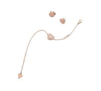 KIT GUESS amami set bracciale e orecchini rose gold S scelta=P ROSE GOLD JUBS04