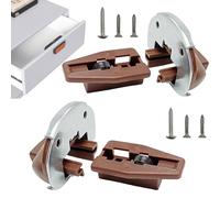 Kit guida cassetto di ricambio - Pezzi di ricambio per cassetti Kit di riparazione guide per cassetti,Parte per guide per montaggio centrale e montaggio inferiore